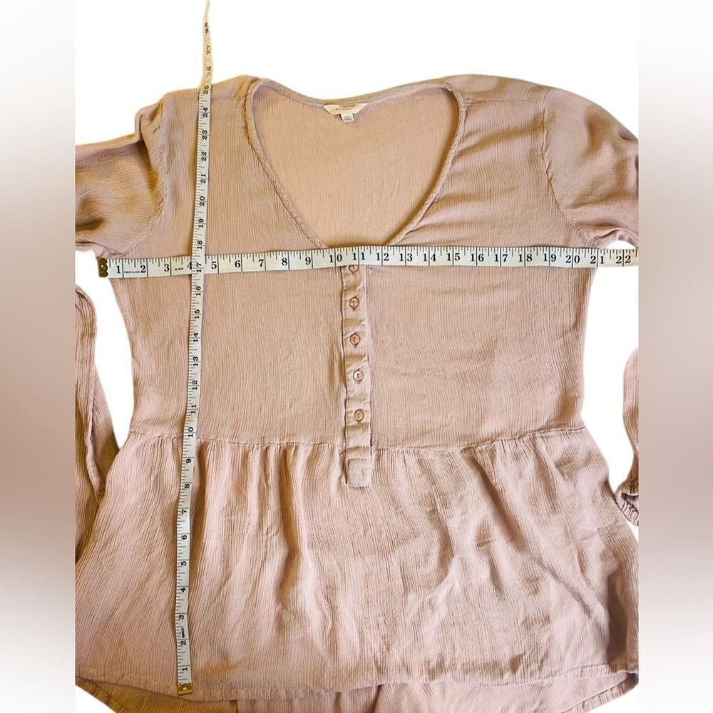 Sim & Sam Flowy Rose Pink Blouse - Picture 6 of 7